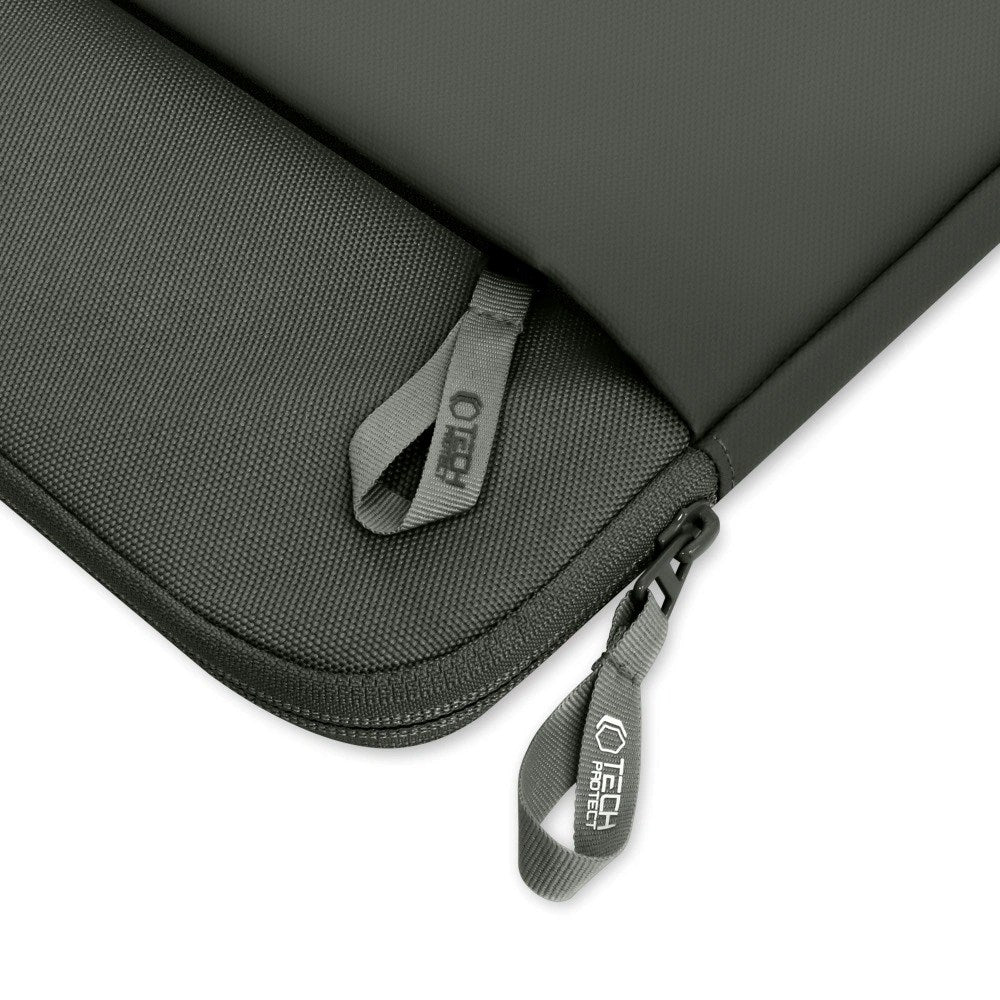 Tech-Protect MacBook / Laptop 15-16" Sleeve with Lined Inside & Pocket - Dark Green