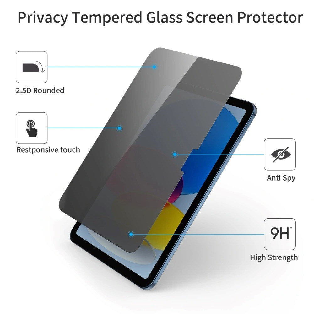 Tech-Protect Glass Spy+ iPad 11" (2025) / 10.9" (2024/2022) Tempered Glass Screen Protector - Privacy Function