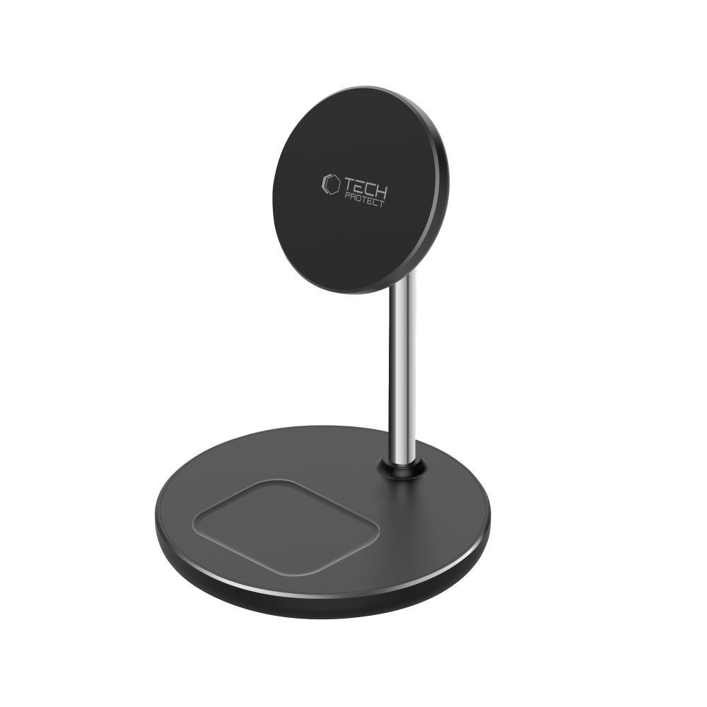 Tech-Protect 2in1 Magnetic MagSafe Wireless Charger Qi15W-A39 - Black