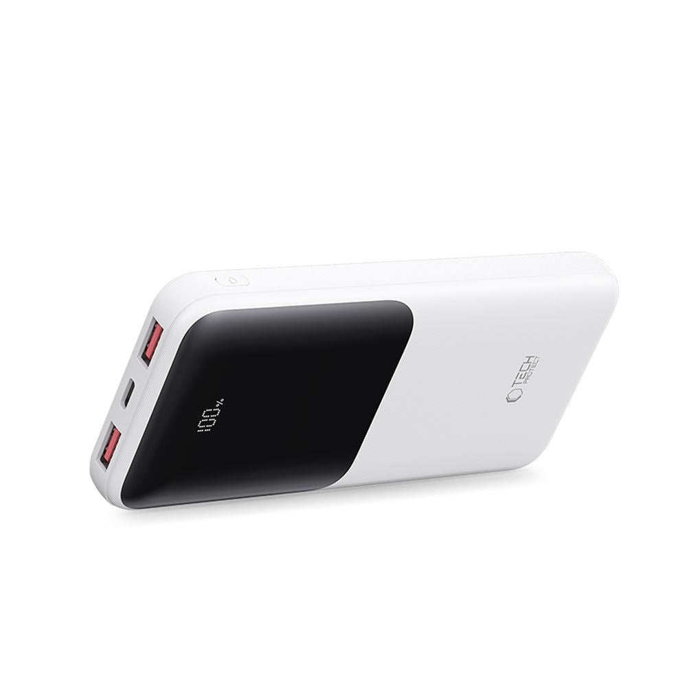 Tech-Protect Powerbank 10000mAh – Fast Charging with 22.5W - White