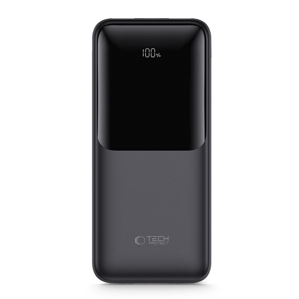 Tech-Protect Powerbank 20000mAh – Fast Charging with 22.5W - Black