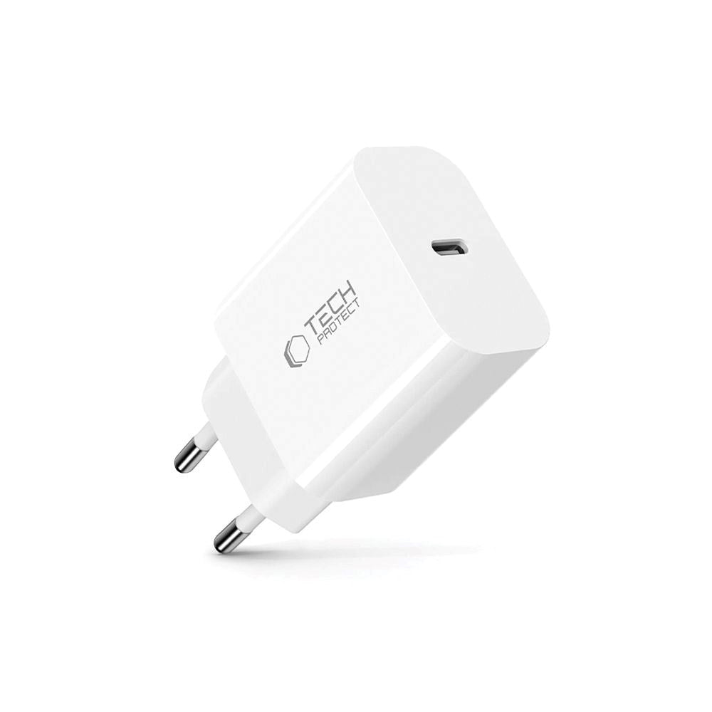 Tech-Protect Charger PD 20W USB-C Wall Charger - White