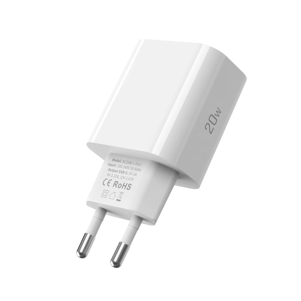 Tech-Protect Charger PD 20W USB-C Wall Charger - White
