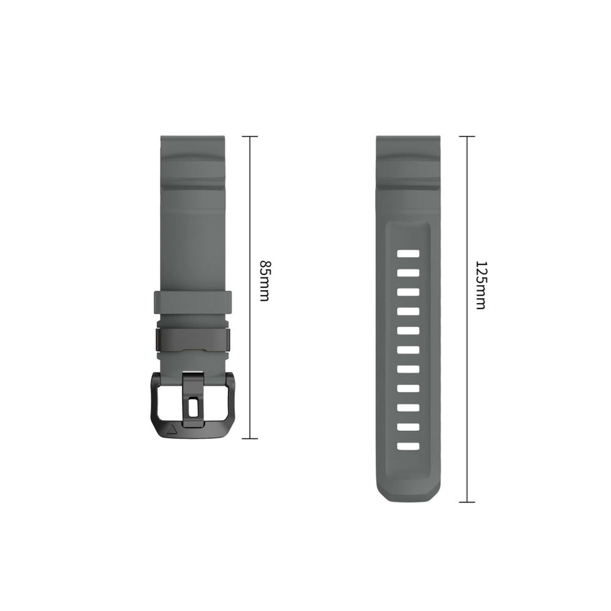 Universal Garmin 26mm QuickFit Tech-Protect Motion Watch Strap - Grey