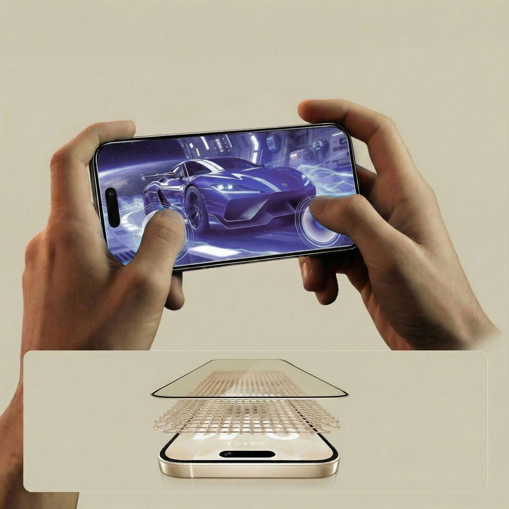 Google Pixel 10a / 9a Tech-Protect Glass Fit+ Tempered Screen Protector Glass - 2 pcs - Transparent / Black Edge