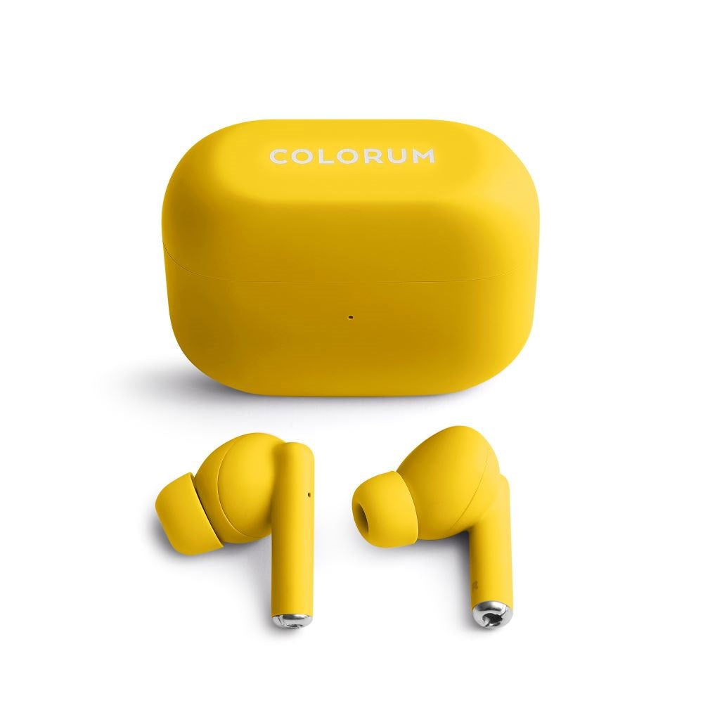 Colorum True Wireless Headphones - Yellow