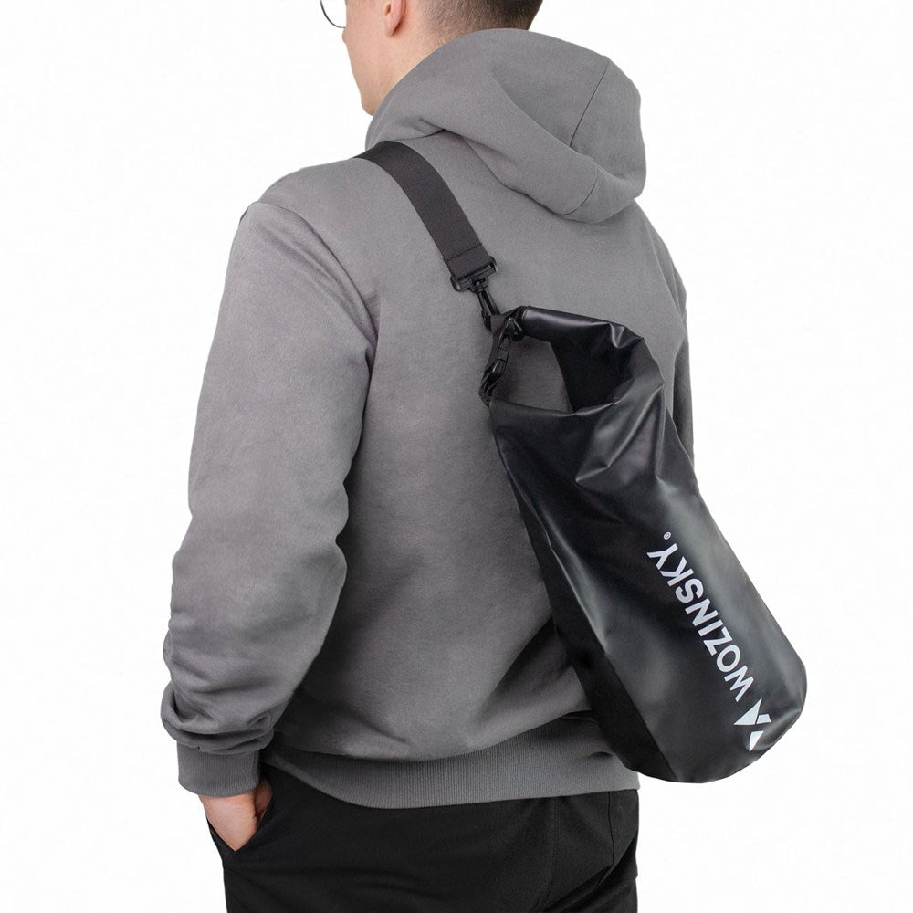 Wozinsky Waterproof Bag with Strap - 10L - Black