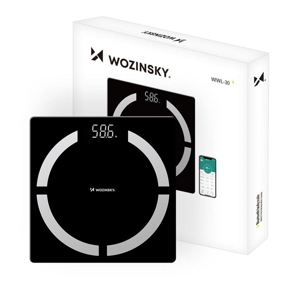 Wozinsky Smart Bluetooth Bathroom Scale - Black
