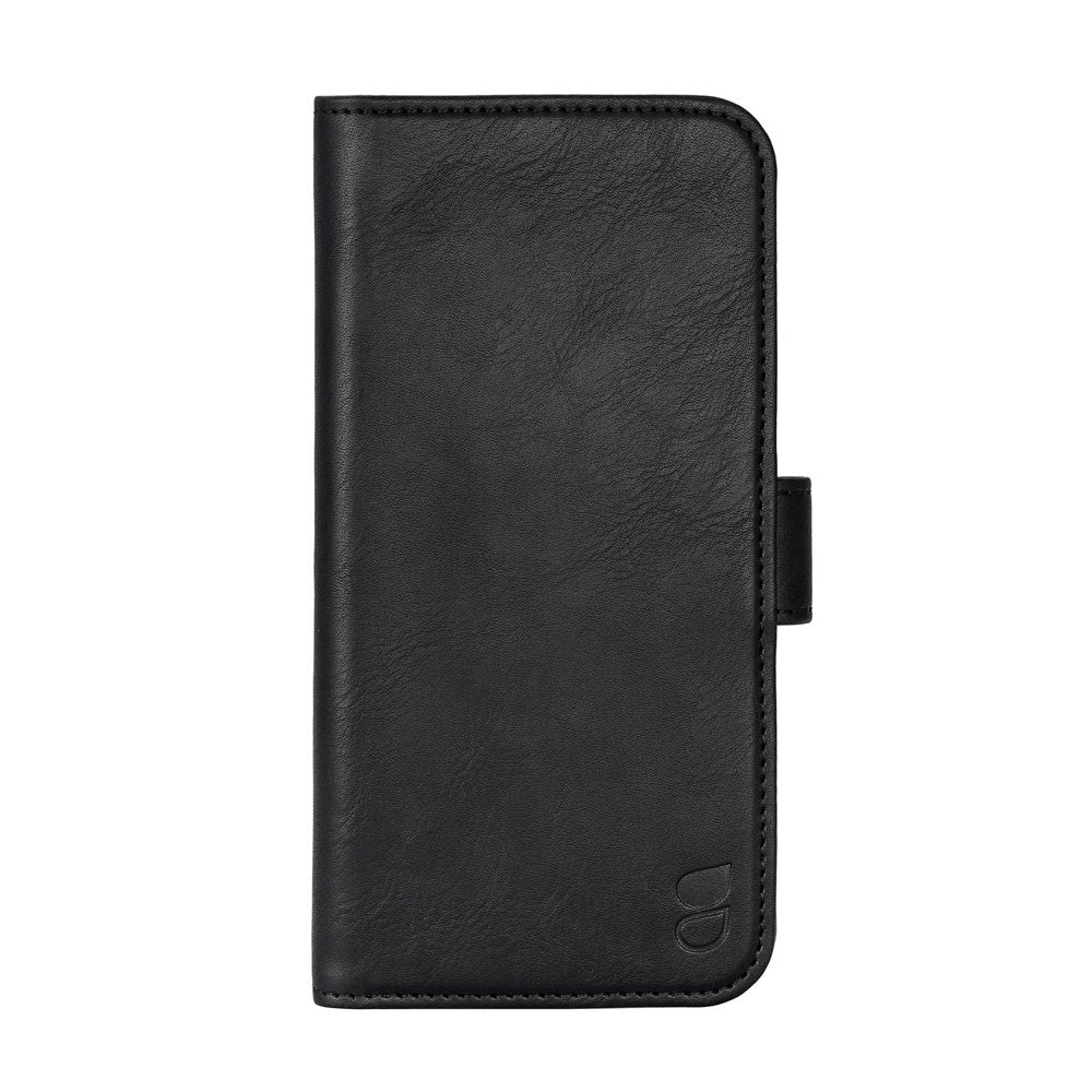 iPhone 17 GEAR Faux Leather Flip Case - MagSafe Compatible - Black