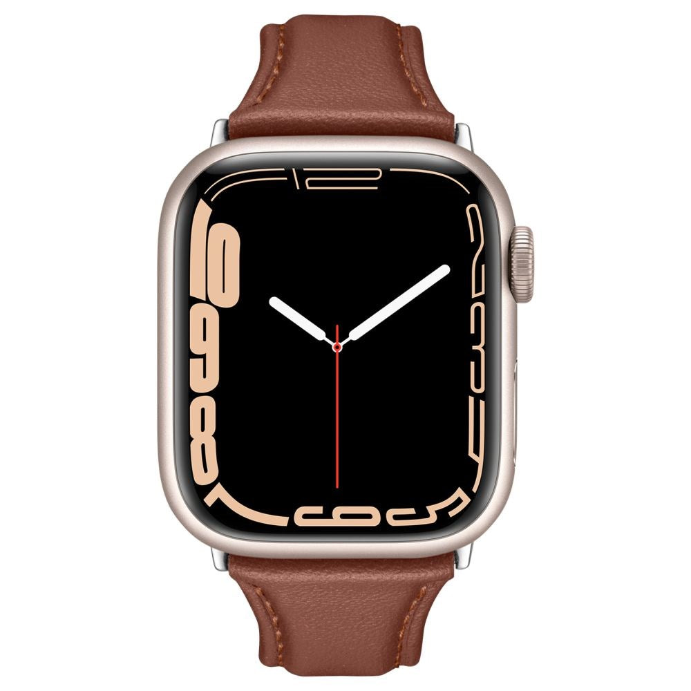 Apple Watch (38/40/SE/41/42mm) Cyrill Leather Strap - Classic Look - Brown