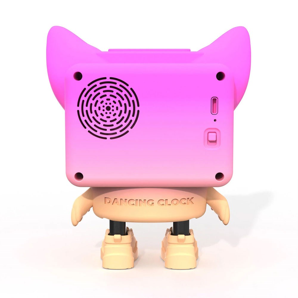 MOB - Dancing Alarm Clock Bluetooth Speaker - Pink