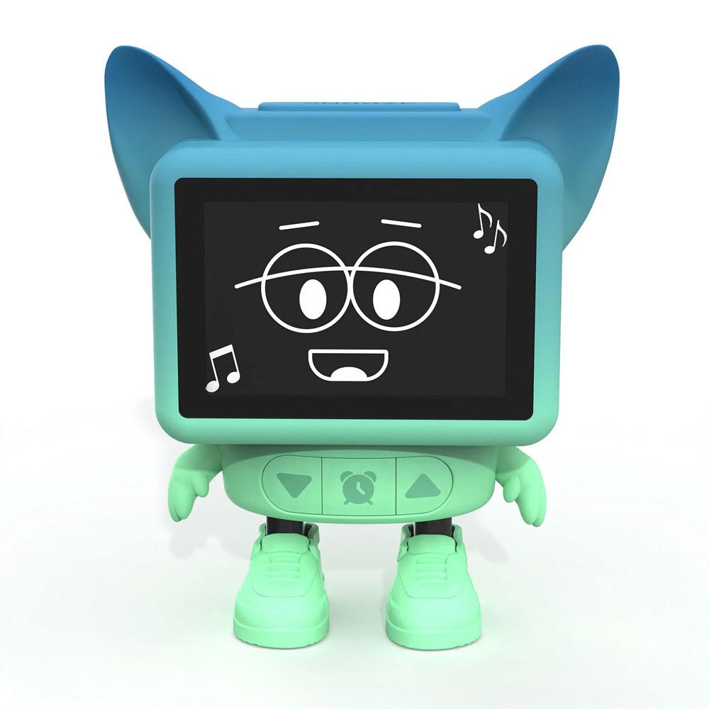 MOB - Dancing Alarm Clock Bluetooth Speaker - Blue