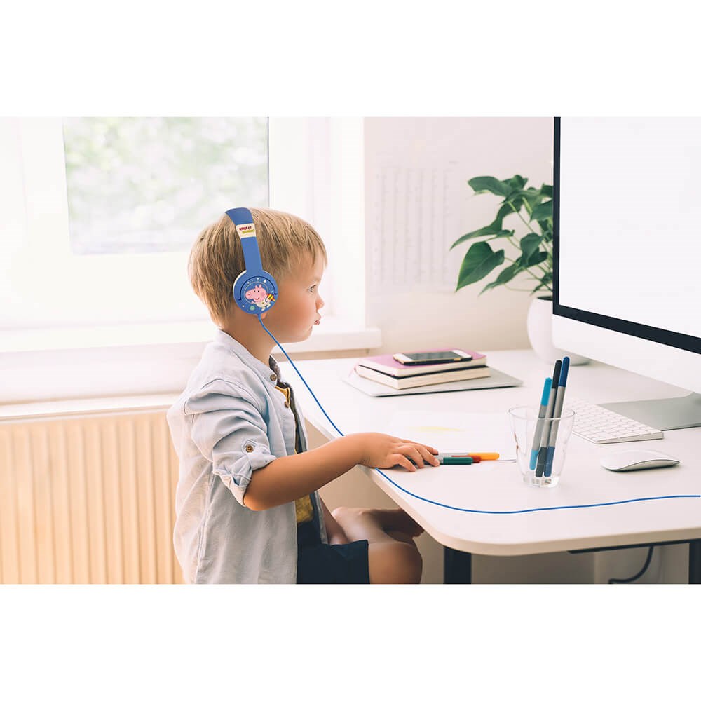 Peppa Pig Rocket George Kids Headset 3-7 Years - Max. 85dB - Blue