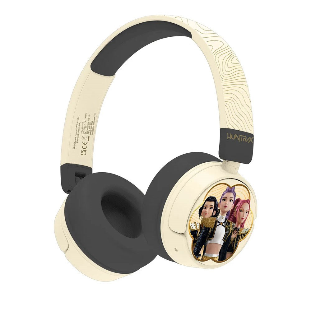 KPDH Wireless Children's Headset - On-Ear - Huntrix / Beige