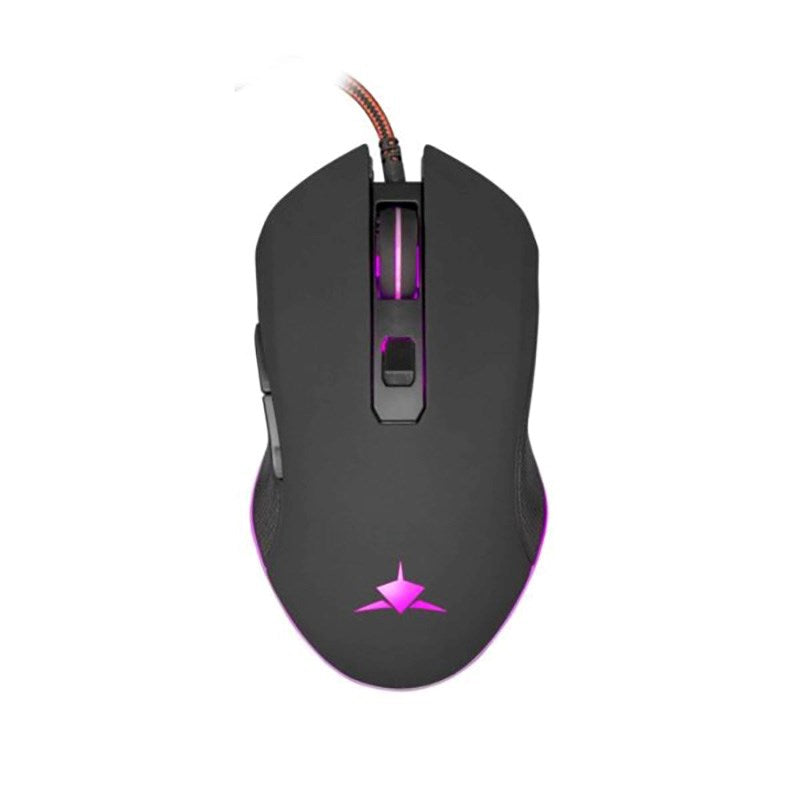 White Shark CYRUS Gaming Mouse 3,200 dpi with Built-in Light - Black