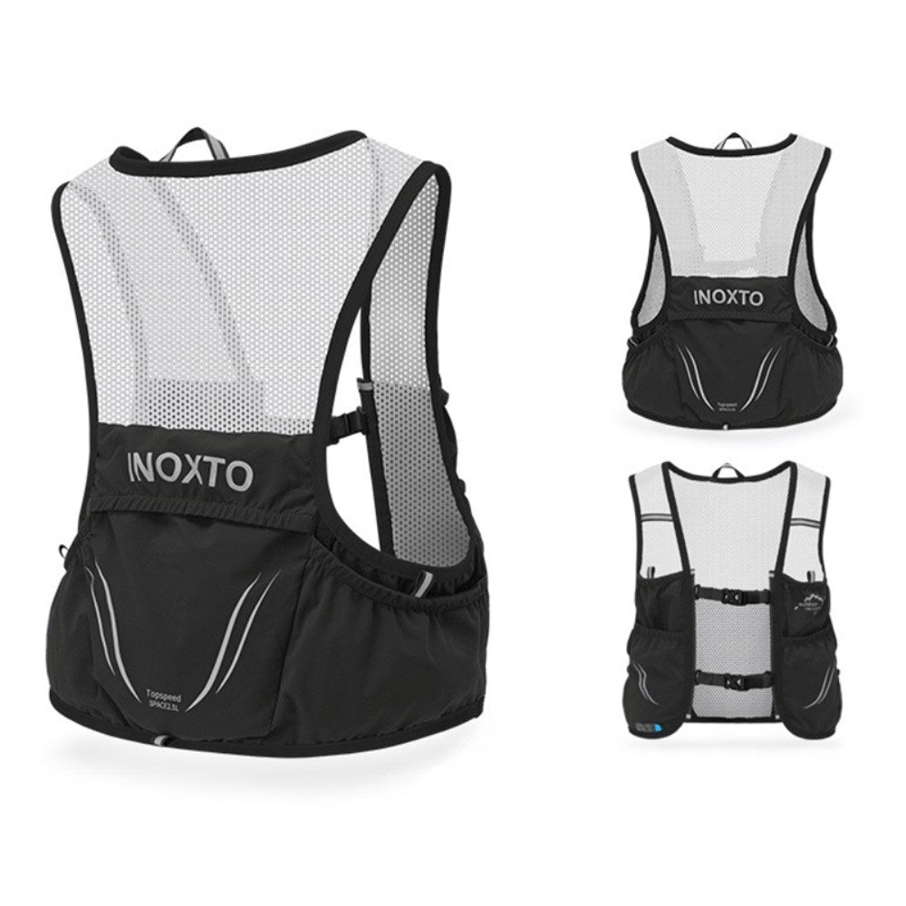 Running Vest with Practical Pockets - Size L - Black