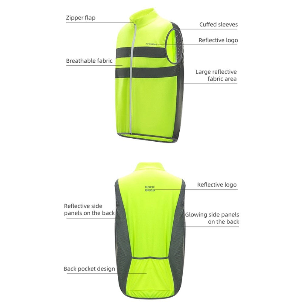 Reflective Vest - Size XXL - Yellow