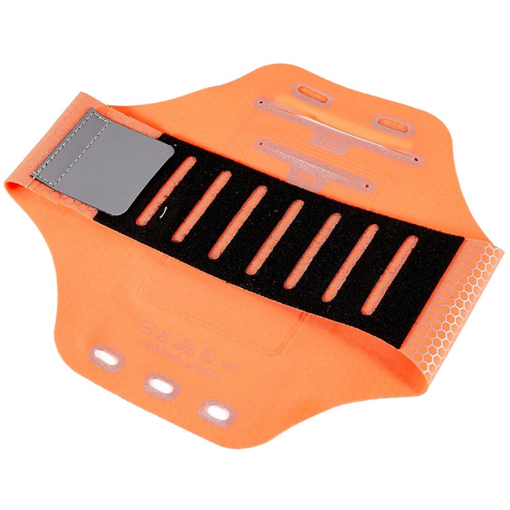 Honeycomb Pattern Running Armband - Phone 6" - Orange