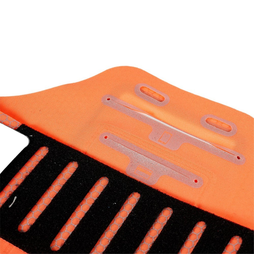 Honeycomb Pattern Running Armband - Phone 6" - Orange