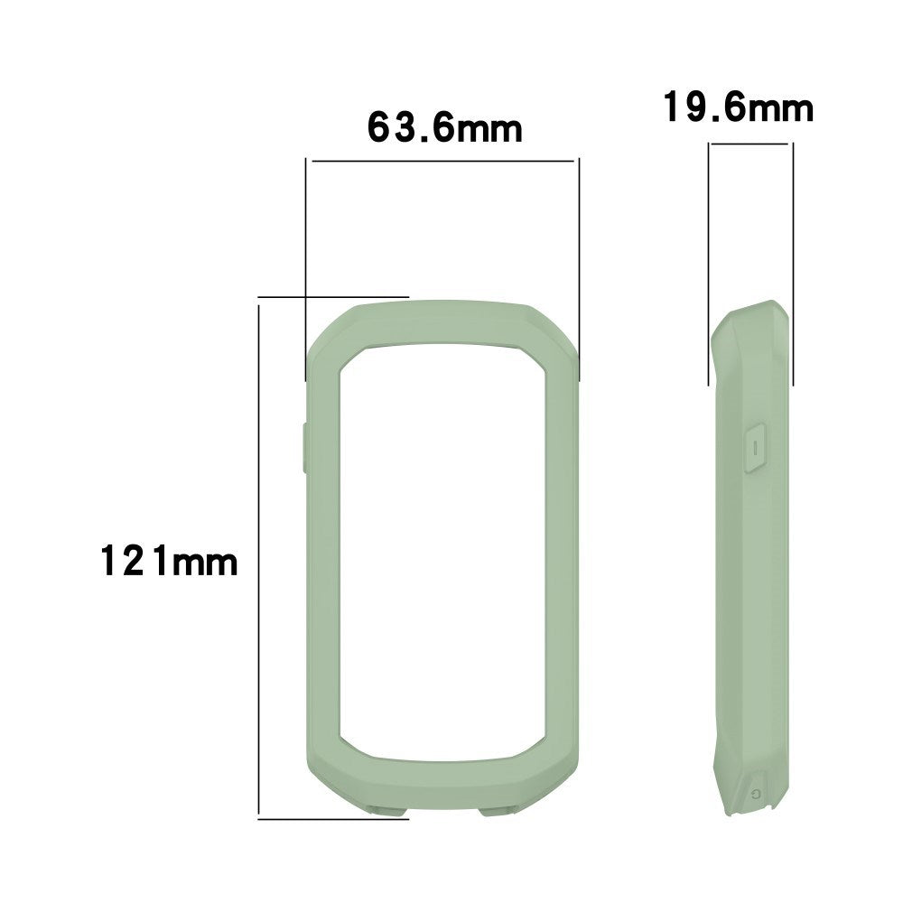 EIDERWOOD Garmin Edge 1050 Silicone Bike Computer Case - Light Green