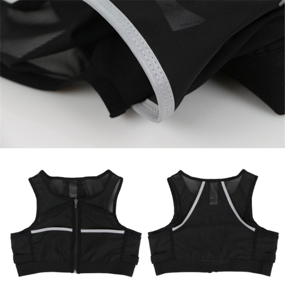 Reflective Running Vest - Size M - Black