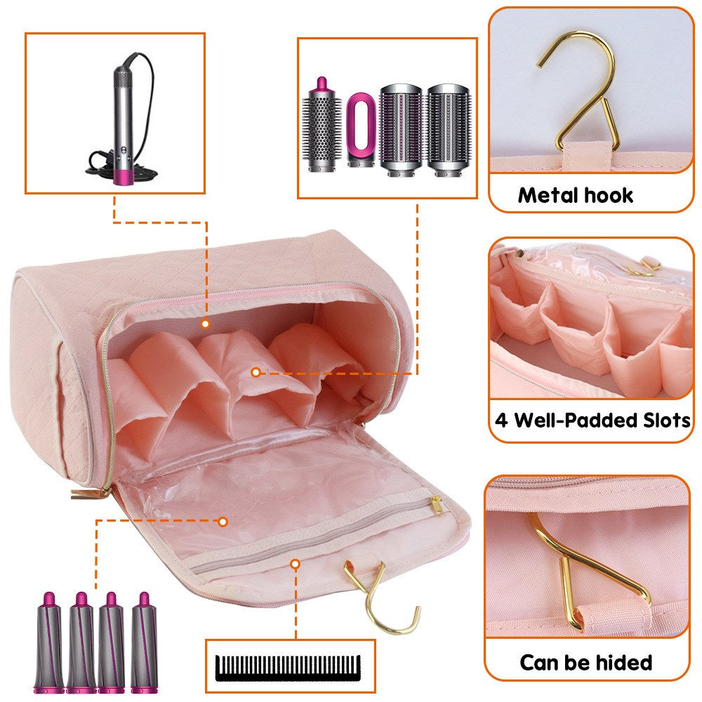 Storage Bag for Hair Styling Tools - Pink