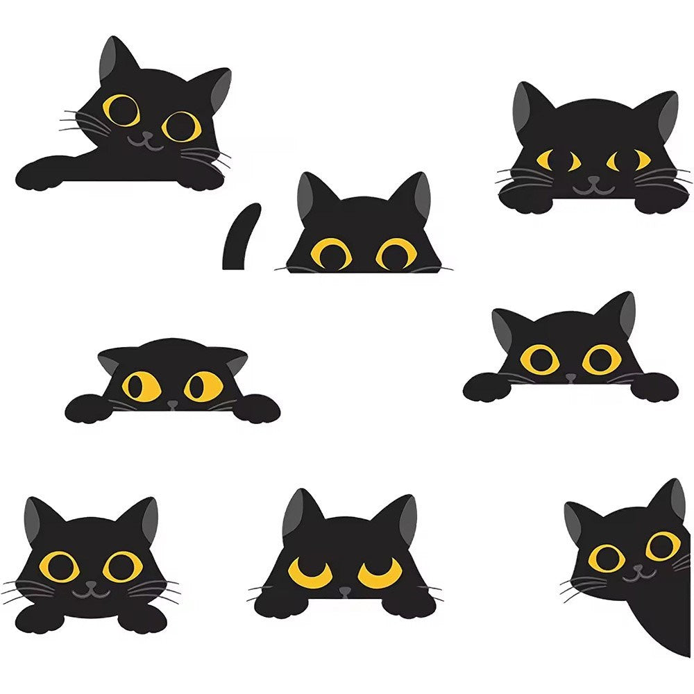 Sticker for Decoration - Wall, Phone, Krea - Cats