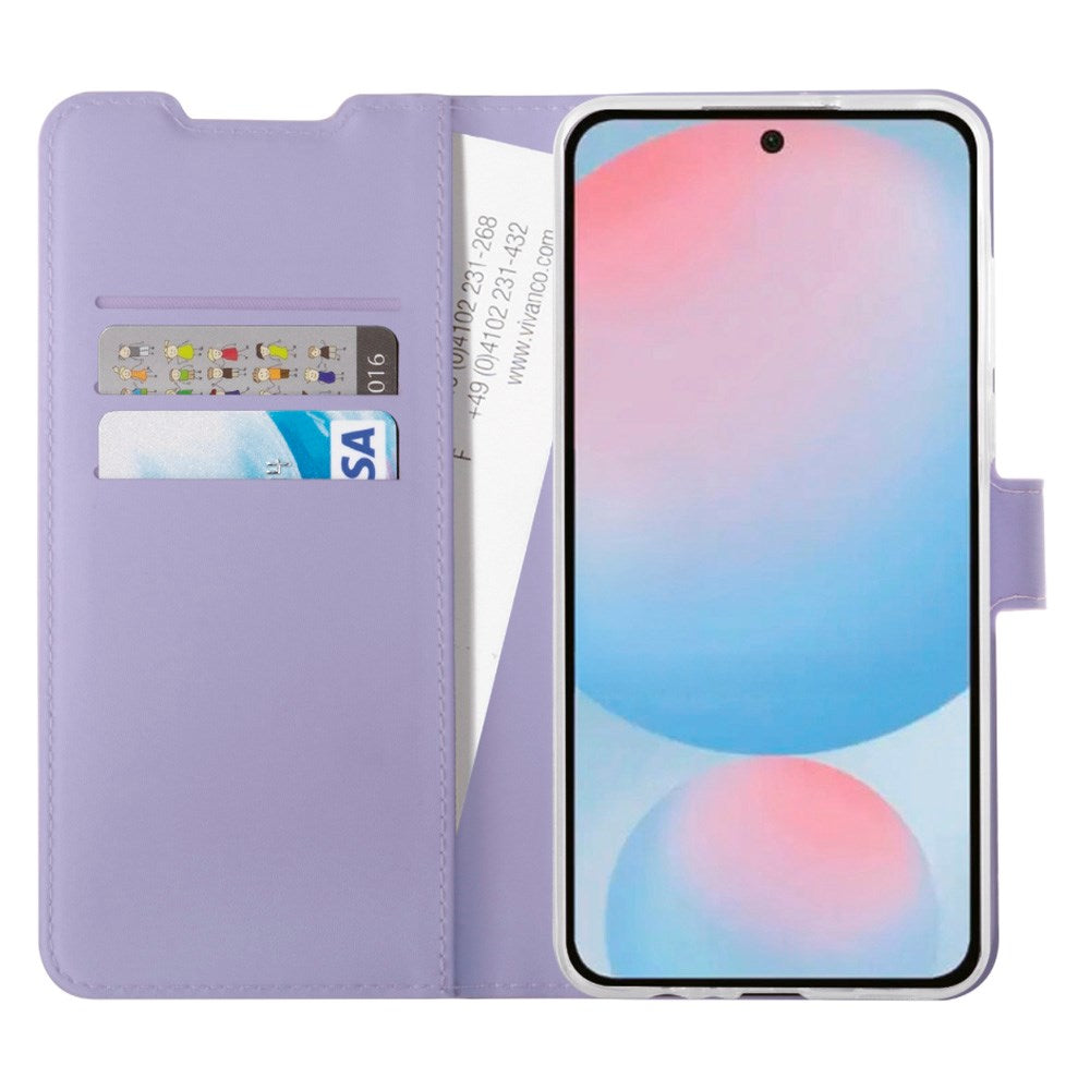 Samsung Galaxy A56 (5G) / A36 (5G) - Vivanco Classic Wallet Flip Case with Purse - Purple