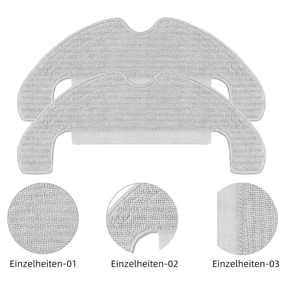 Mop cloth for Dreame D10 Plus Gen 2 Robot Vacuum Cleaner - Gray