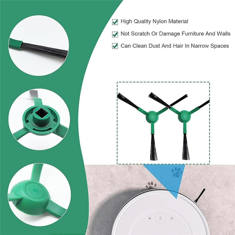 Vacuum Brush for iRobot Roomba Combo 105 Robot Vacuum – Green + Black