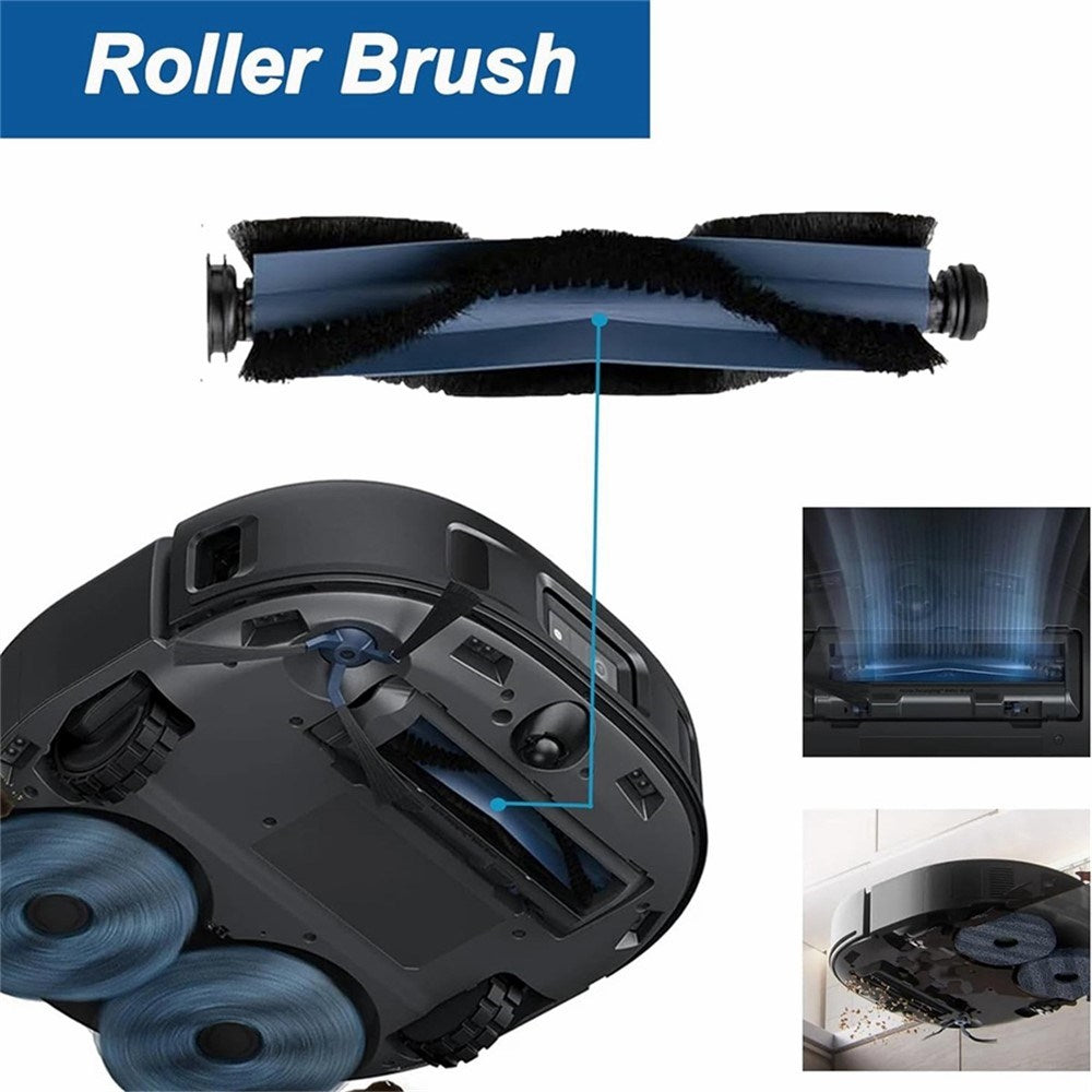 Vacuum Brush for Eufy X10 Pro Omni / X10 Pro Robot Vacuum (Main Brush) – Blue + Black