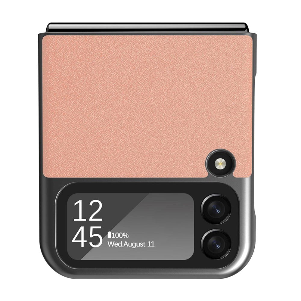 Samsung Galaxy Z Flip (5G) LC.IMEEKE Leather Covered Plastic Back Case - Pink