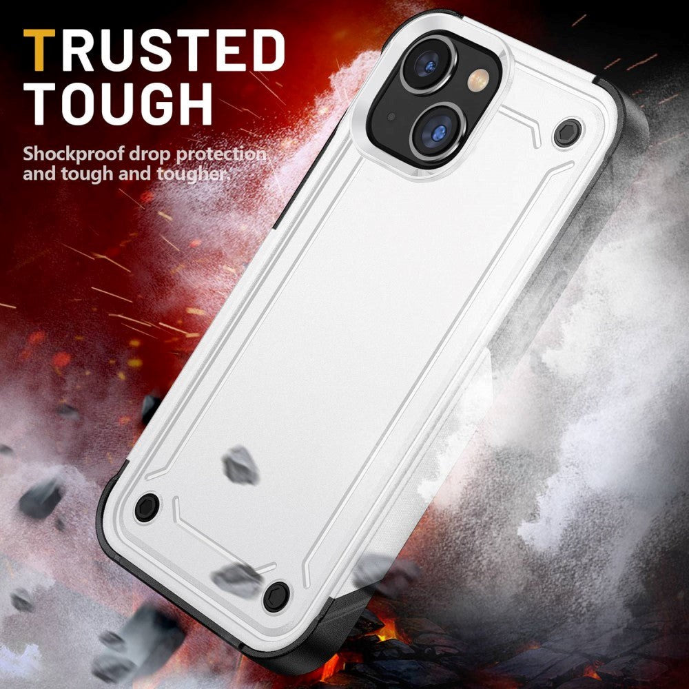 iPhone 14 Pro Shockproof Tough Case - White