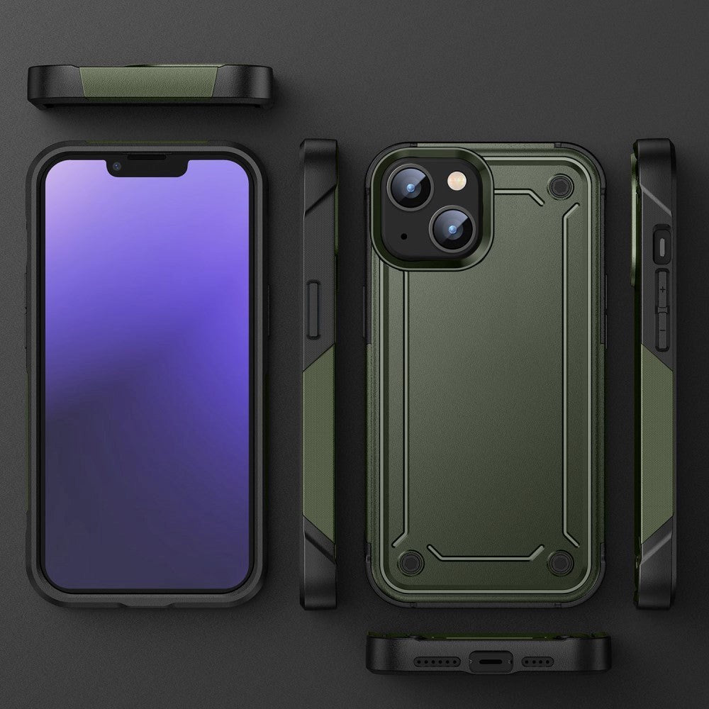 iPhone 14 Shockproof Tough Case - Green
