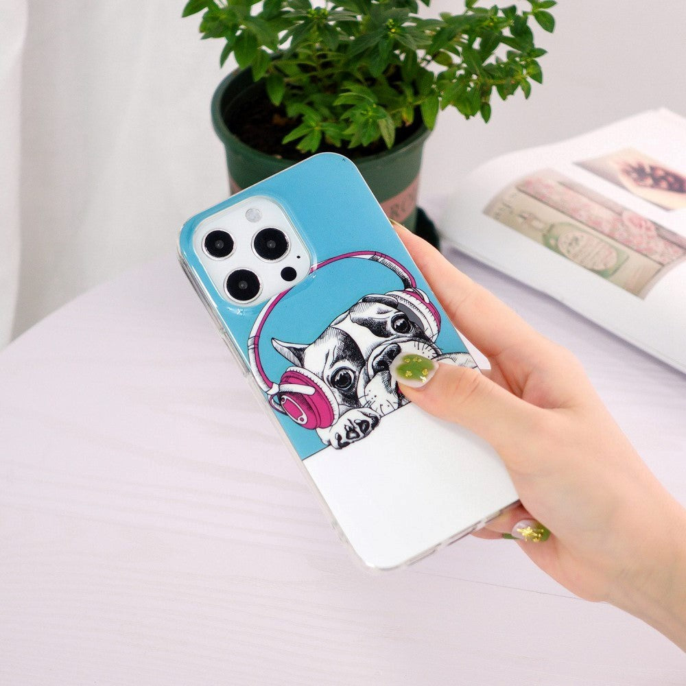 iPhone 14 Pro Flexible TPU Plastic Back Case - Frenchie