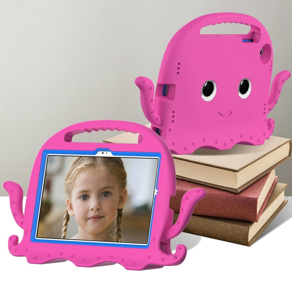 Samsung Galaxy Tab A8 10.5" (2021) Kids Case w. Kickstand - Octopus - Pink