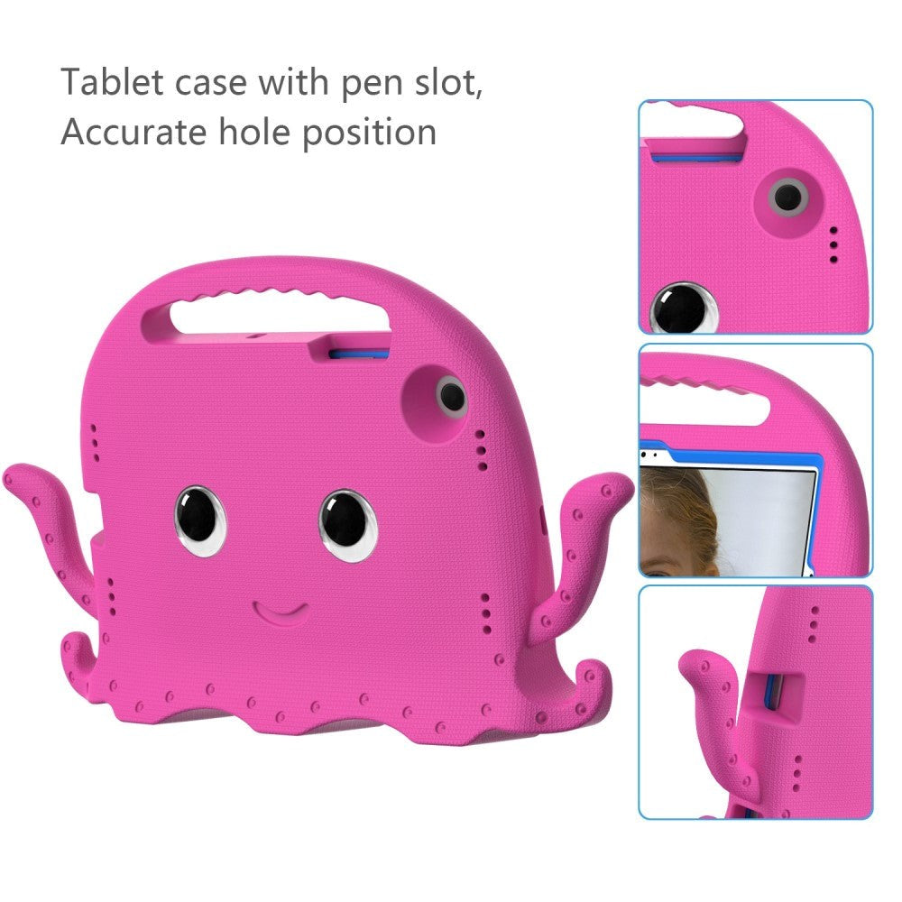 Samsung Galaxy Tab A8 10.5" (2021) Kids Case w. Kickstand - Octopus - Pink