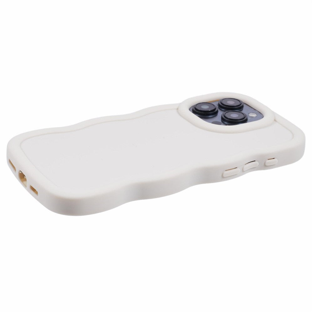 iPhone 15 Pro Max EIDERWOOD Flexible Plastic Wavy Case - White