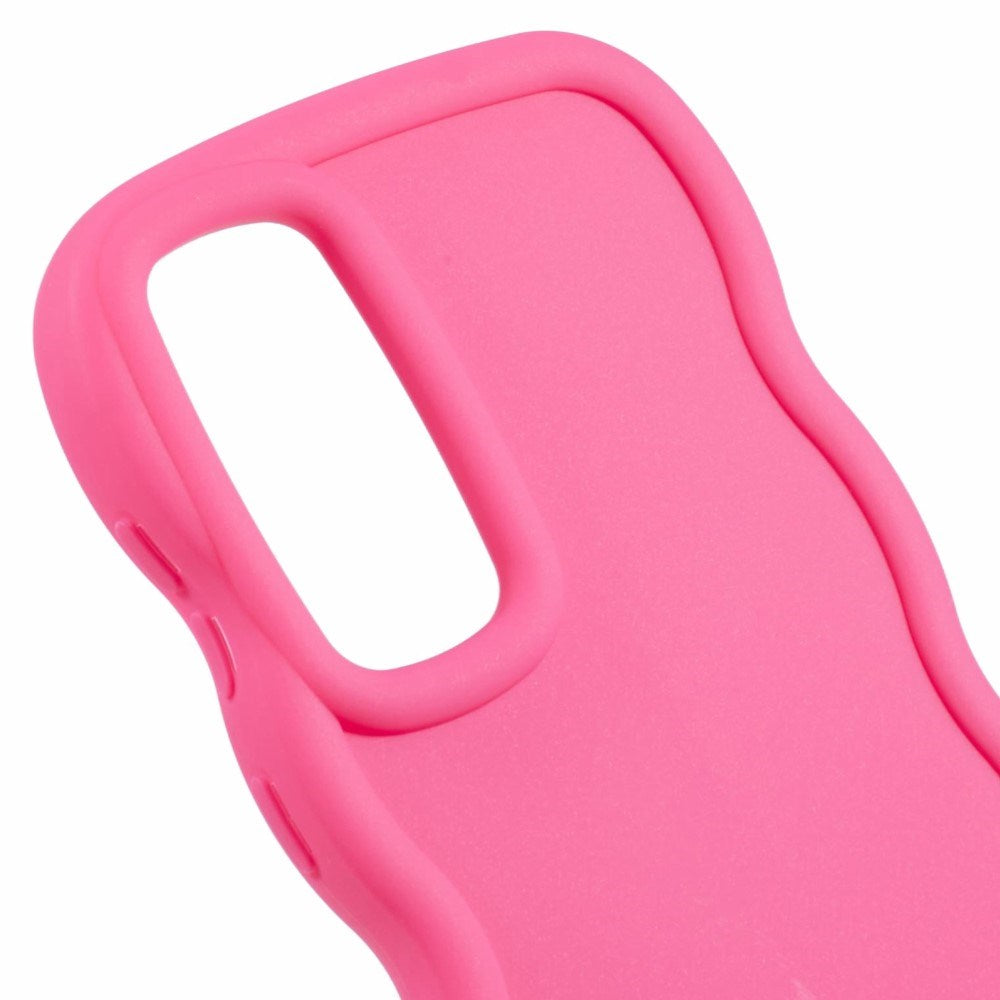 EIDERWOOD Samsung Galaxy A13 (5G) Flexible Plastic Wavy Case - Pink