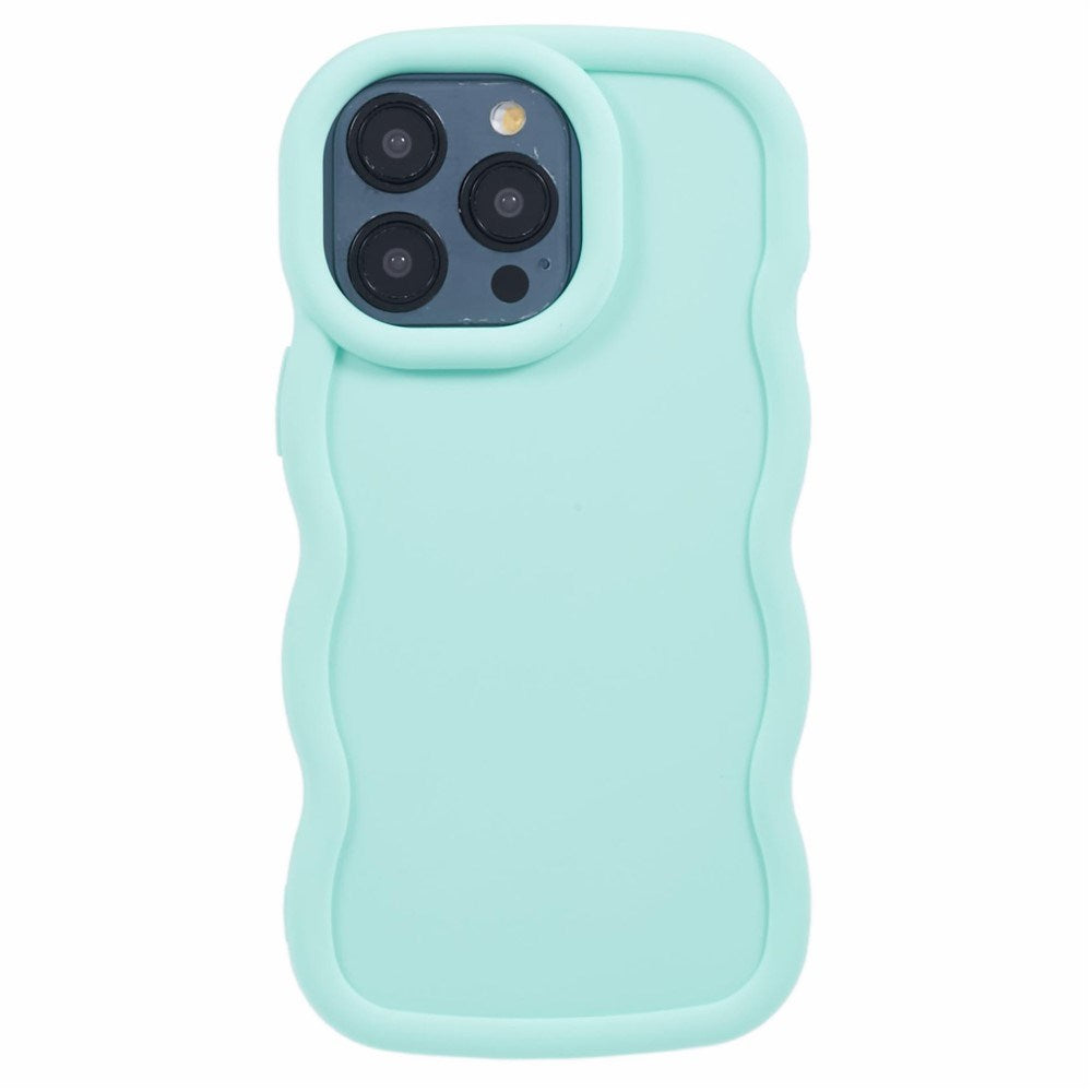 iPhone 14 Pro EIDERWOOD Flexible Plastic Wavy Case - Blue