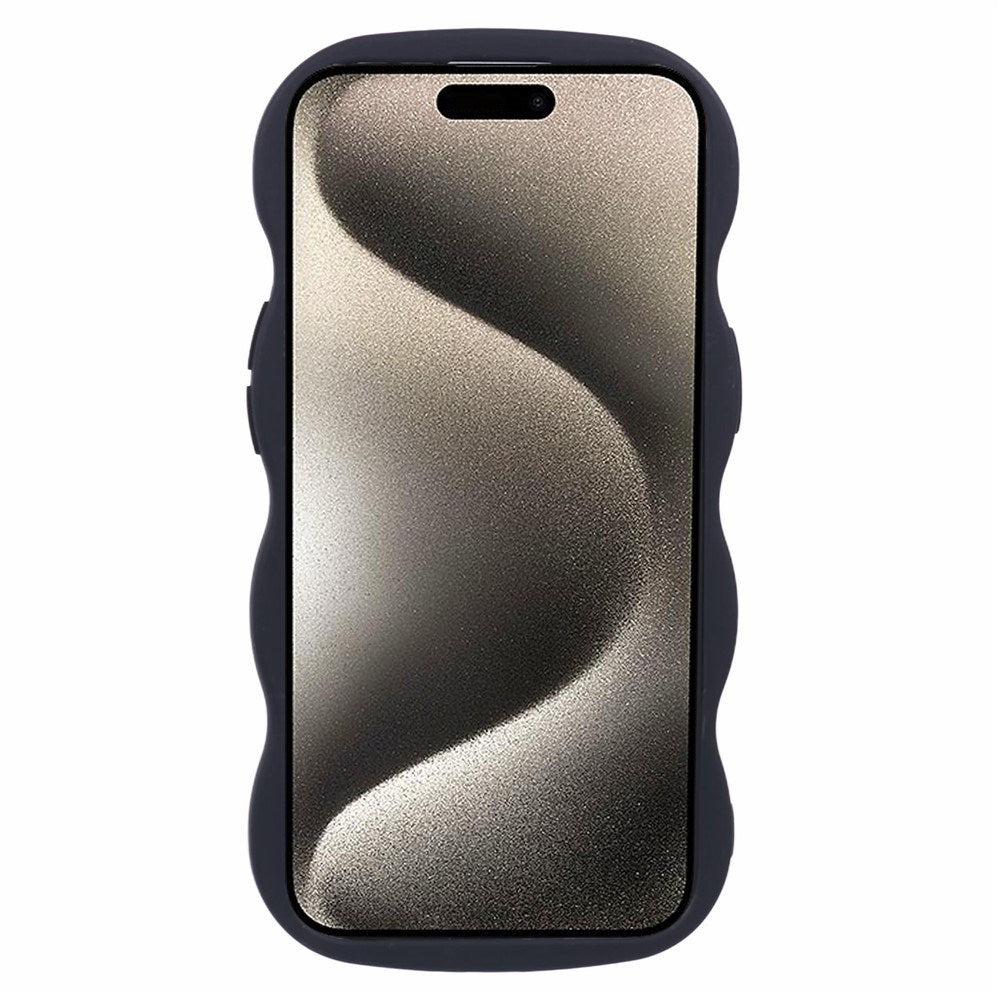 iPhone 13 EIDERWOOD Flexible Plastic Wavy Case - Black