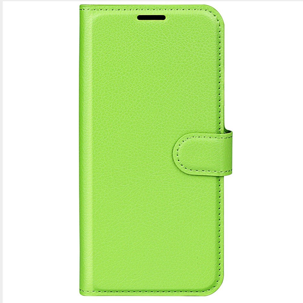 EIDERWOOD Honor 200 5G Case with Card Holder – Litchi Texture Faux Leather Flip Cover - Green