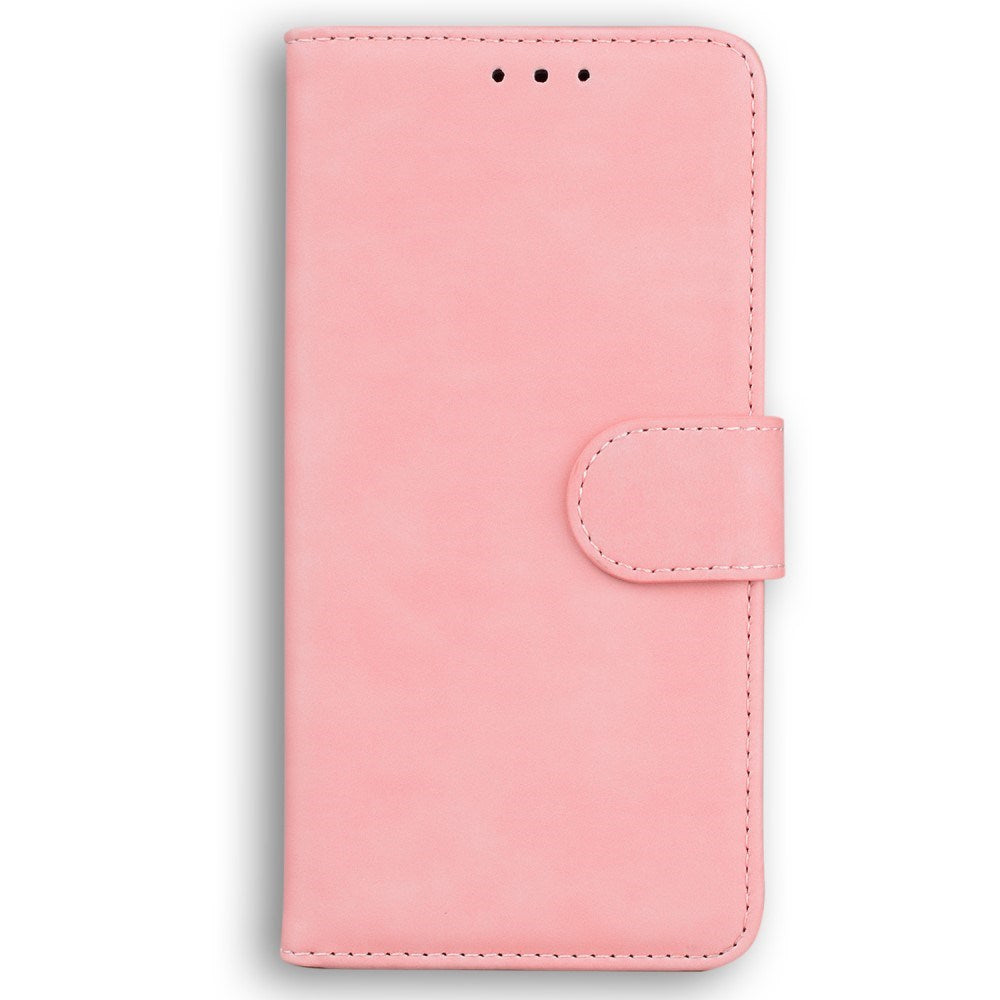 EIDERWOOD Motorola Moto E14 (4G) / G04s (4G) Leatherette Flip Case with Stand Function & Card Holder - Pink