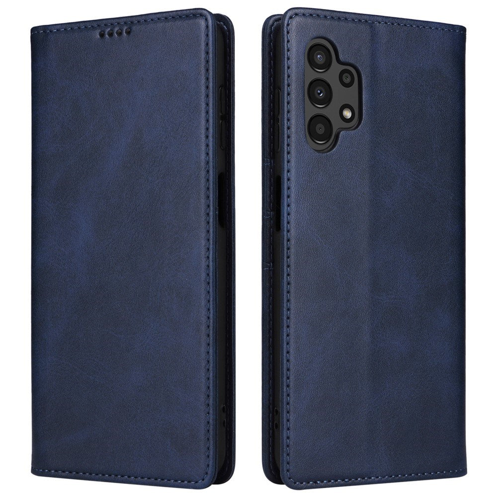 EIDERWOOD Samsung Galaxy A13 (4G/5G) / A04s / M13 Faux Leather Flip Case with Cardholder & Stand Function - Dark Blue