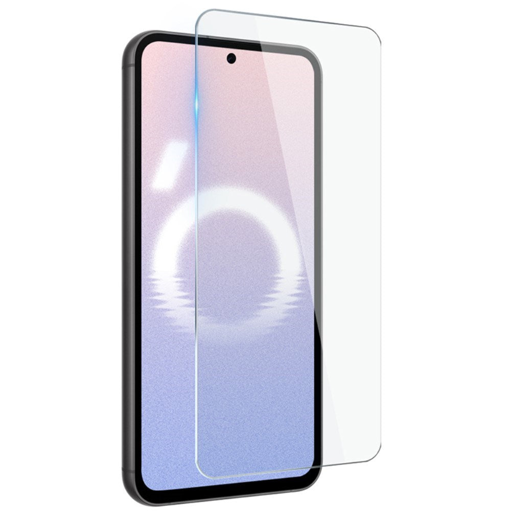 Samsung Galaxy S24 FE 2-in-1 Tempered Glass Screen Protector and Flexible Plastic Cover - Transparent