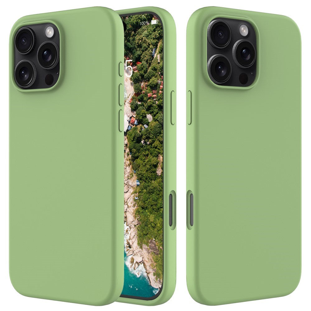 EIDERWOOD iPhone 16 Pro Max Lined Silicone Case - Green