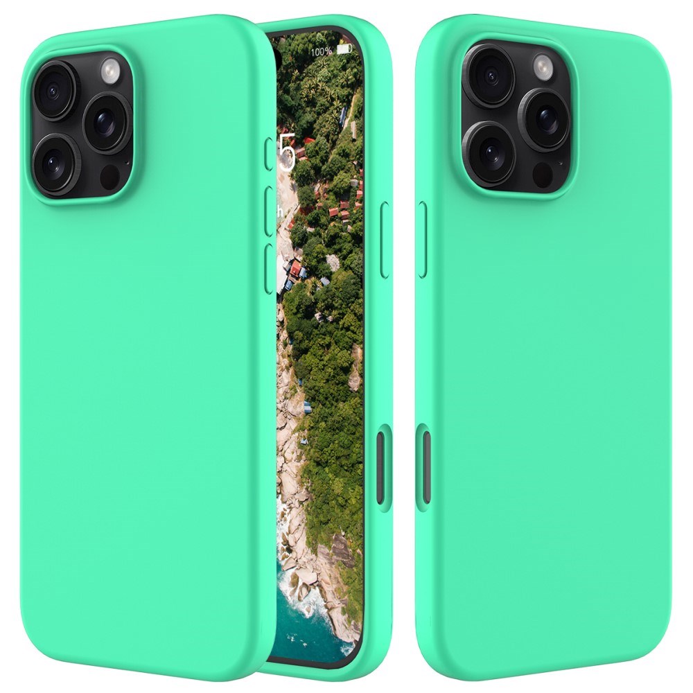 EIDERWOOD iPhone 16 Pro Max Lined Silicone Case - Neon Green