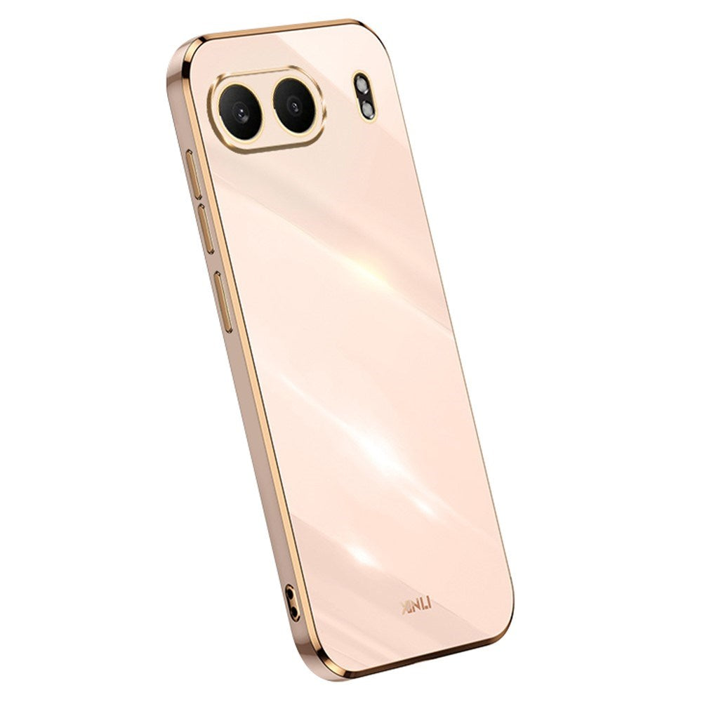 EIDERWOOD OnePlus Nord 4 Case with Metal Frame - Flexible Plastic - Pink