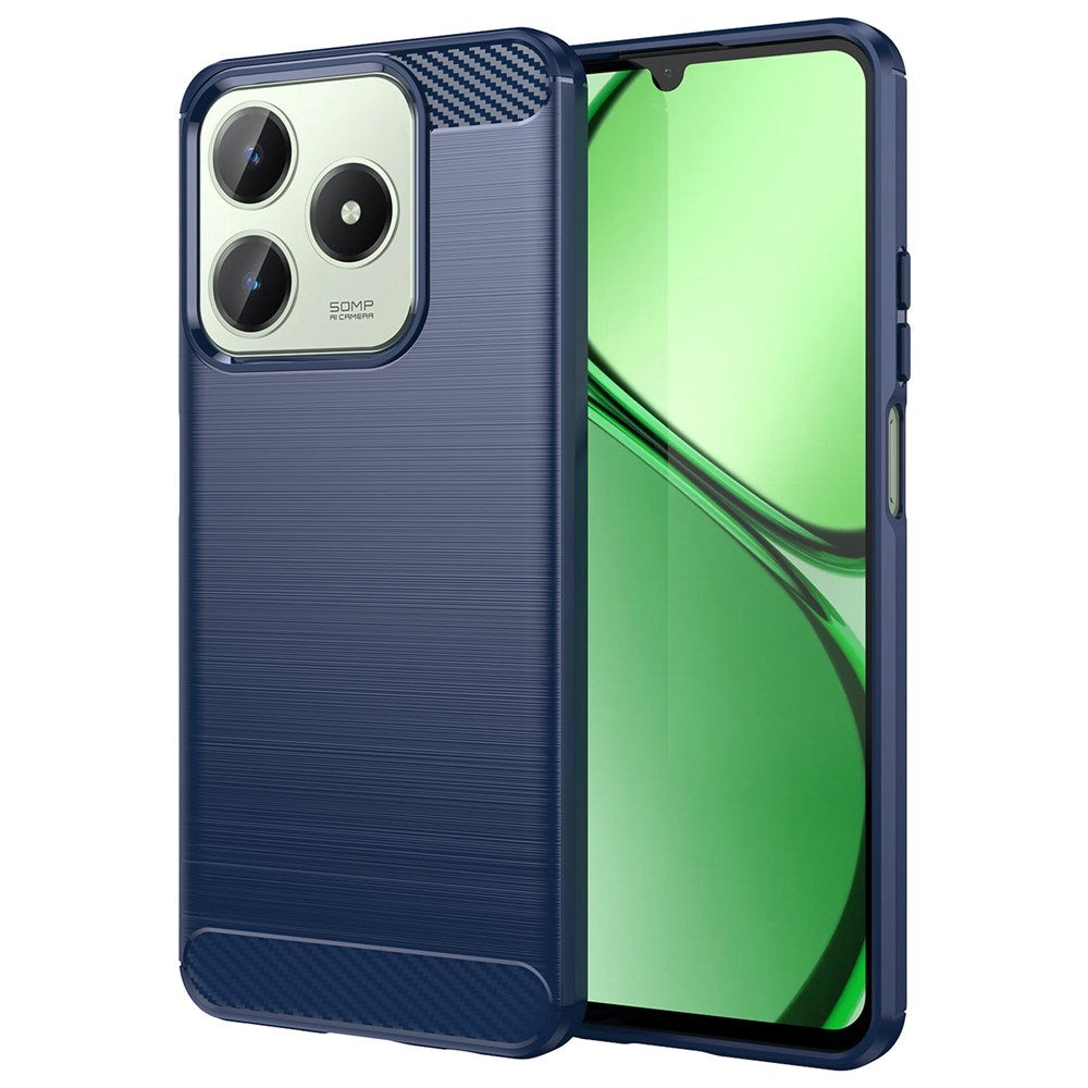 Realme Note 60x (4G) / C63 (4G) / C61 (4G) EIDERWOOD Carbon Fiber Case- Blue