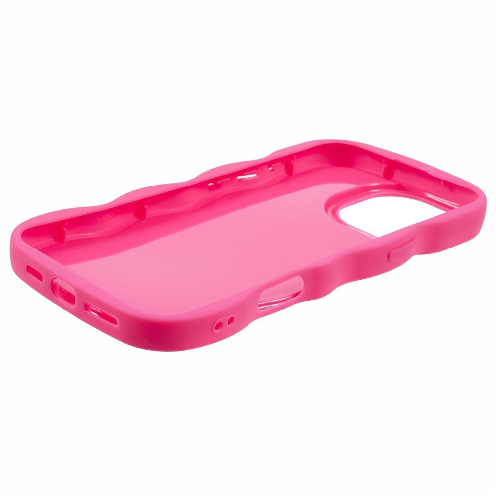 iPhone 16 Pro EIDERWOOD Flexible Plastic Wavy Case - Pink